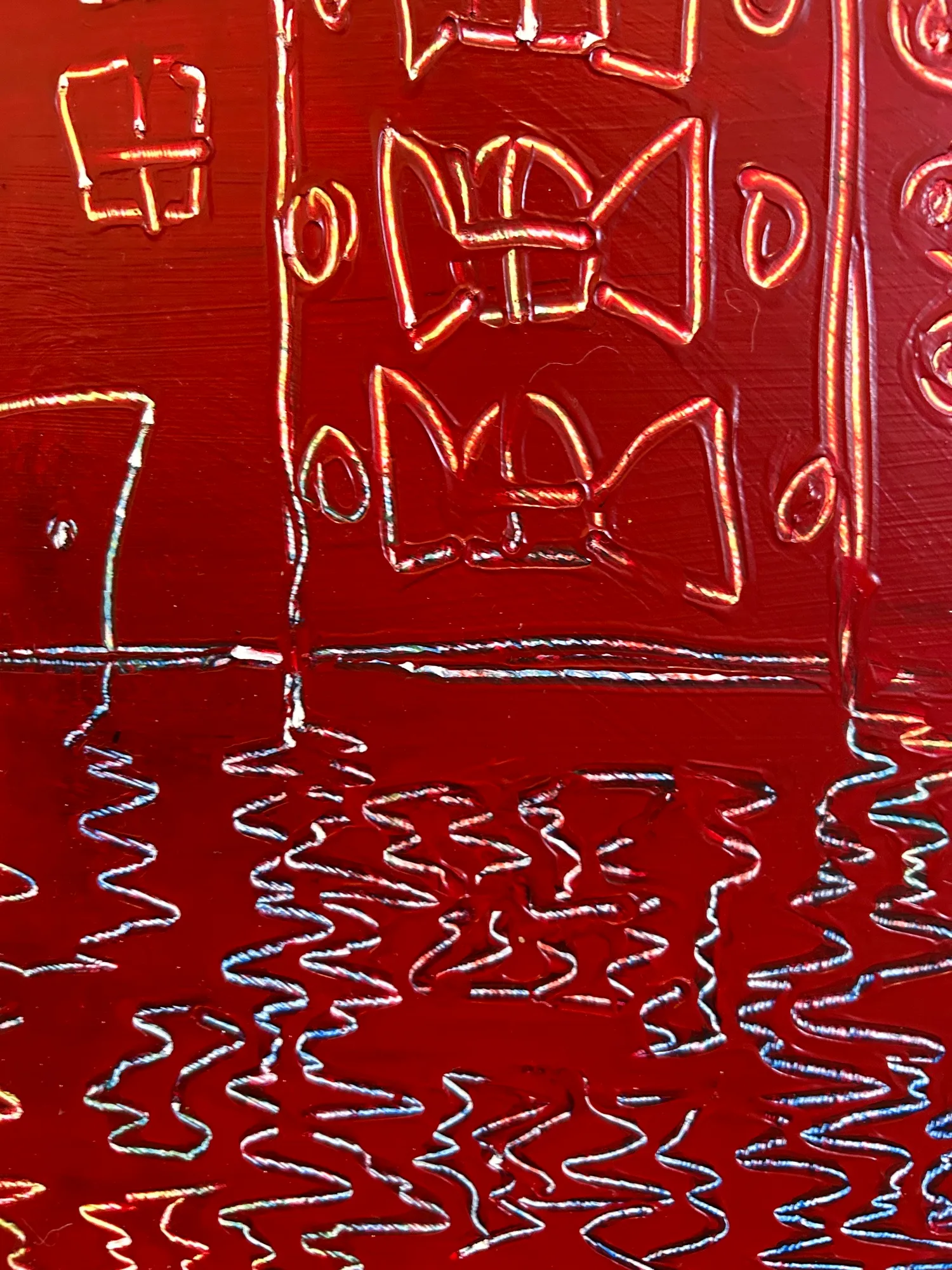 Nature's Paintbrush, Red (detail 2)